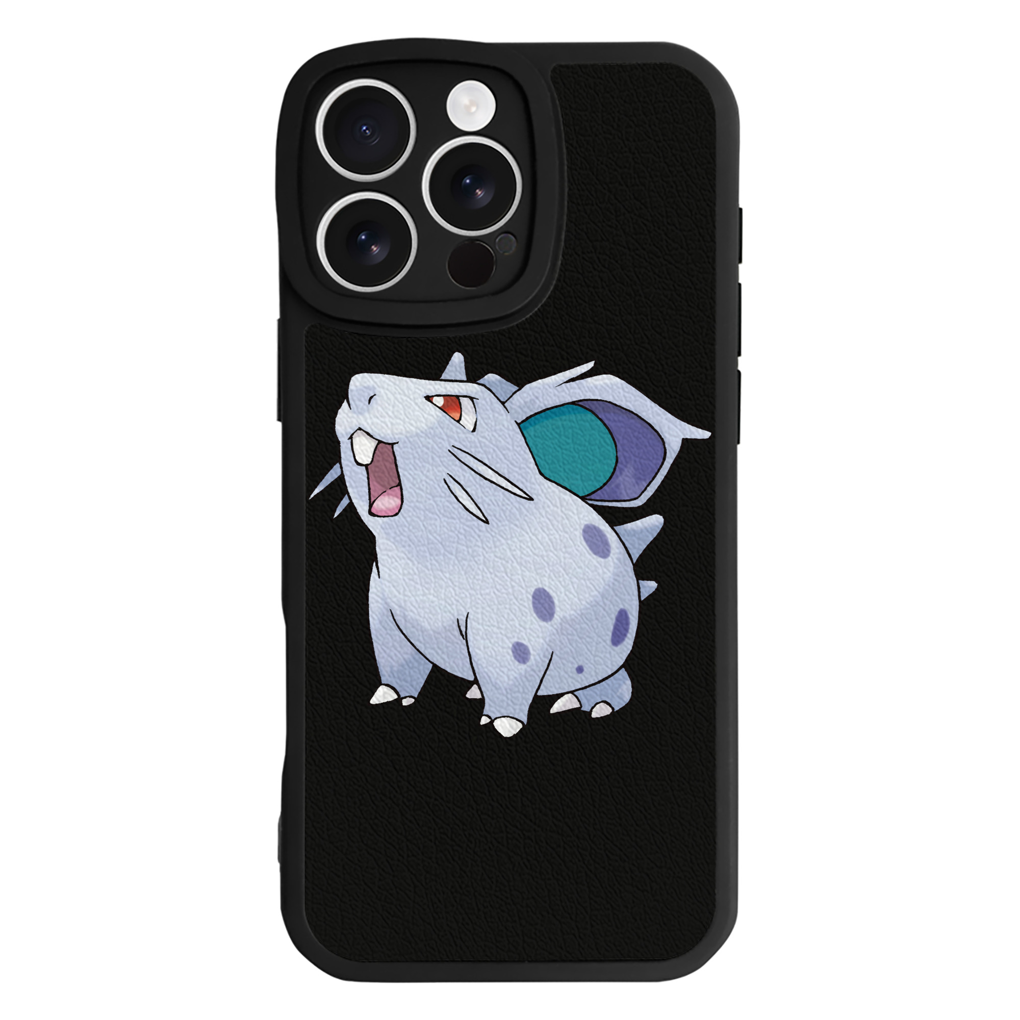 （画像用） ポケットモンスター Pokémon 【iPhone 16シリーズ対応】シリコンスマホケース（レザー調） 材質：シリコン